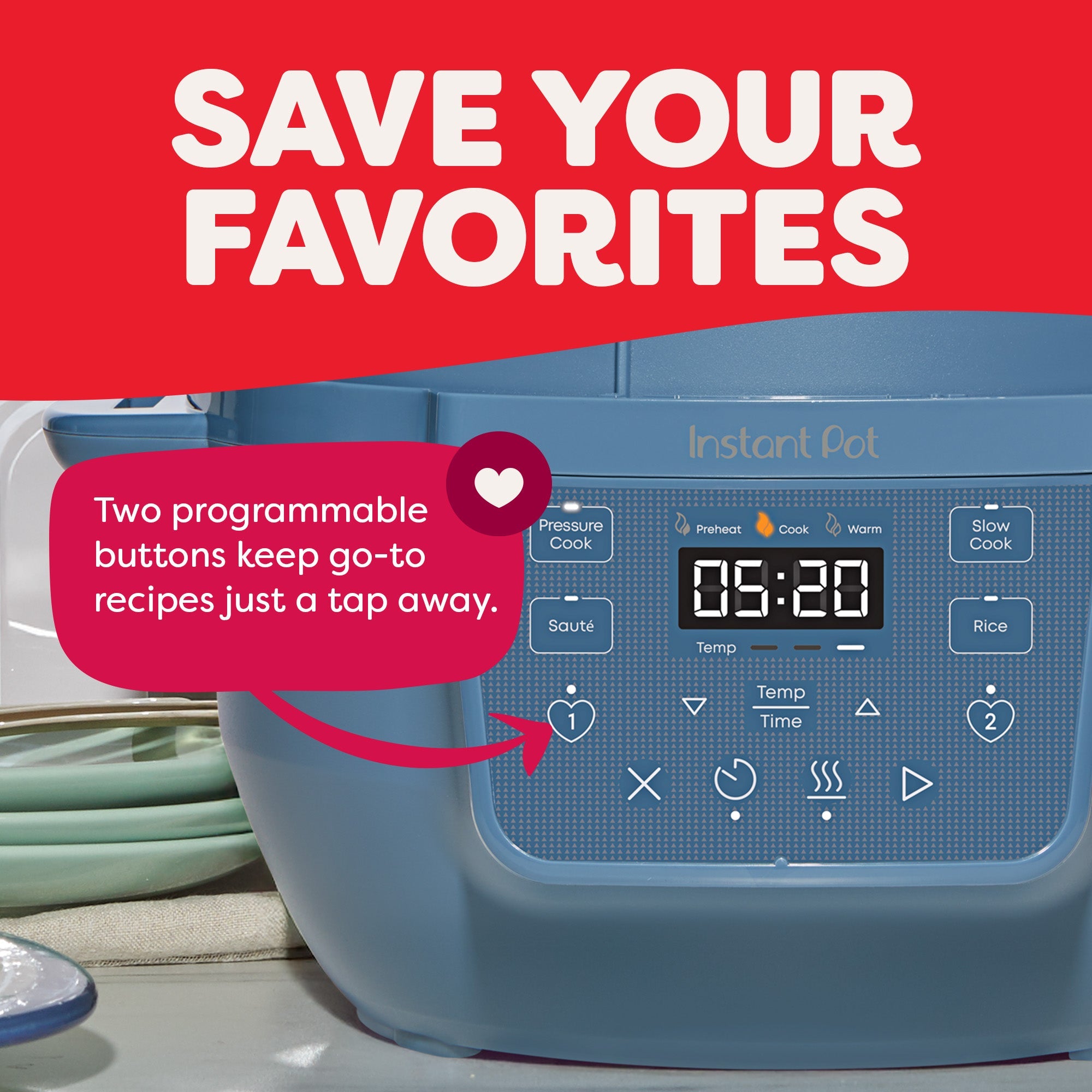Instant Pot 4QT RIO? Mini Chef Series Multi-Cooker, Daydream - Image 2