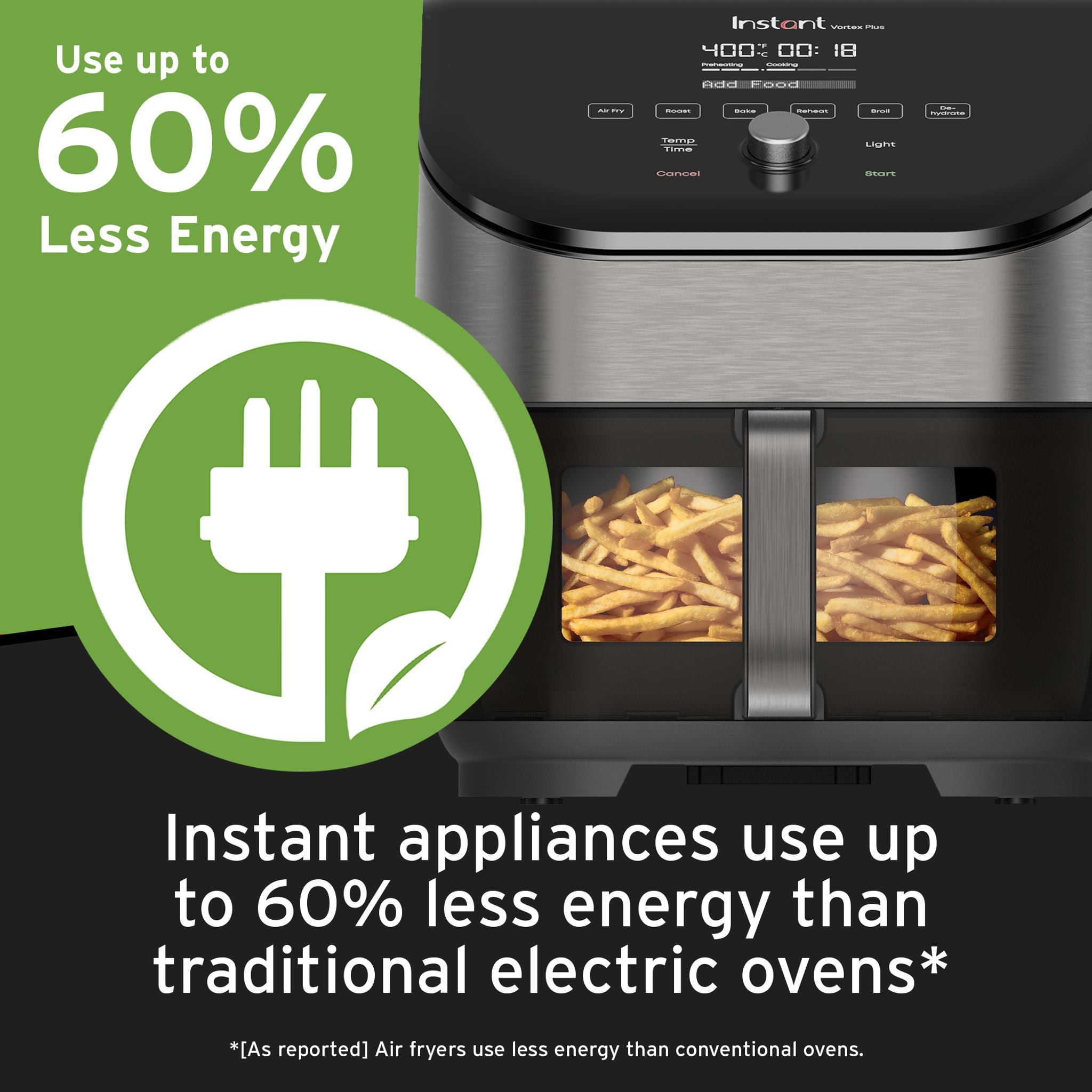 Instant Pot Vortex? Plus 6QT Stainless Steel Air Fryer with ClearCook and OdorErase - Image 8