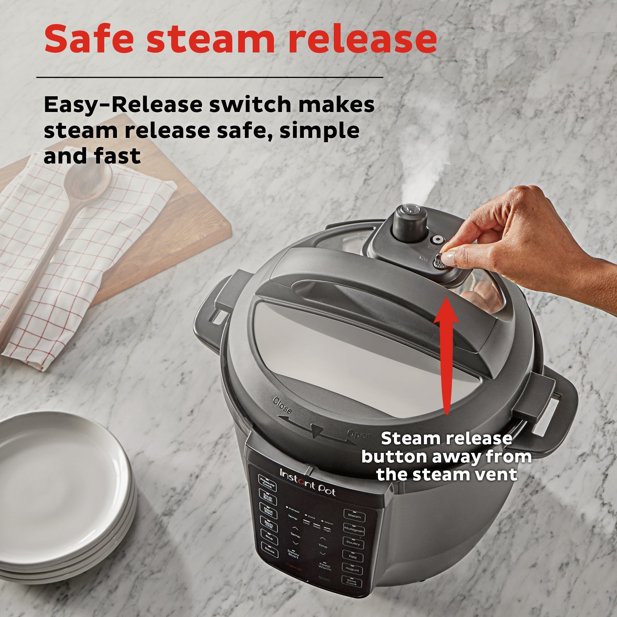 Instant Pot 6QT RIO? 7-in-1 Multi-Cooker, Black - Image 6
