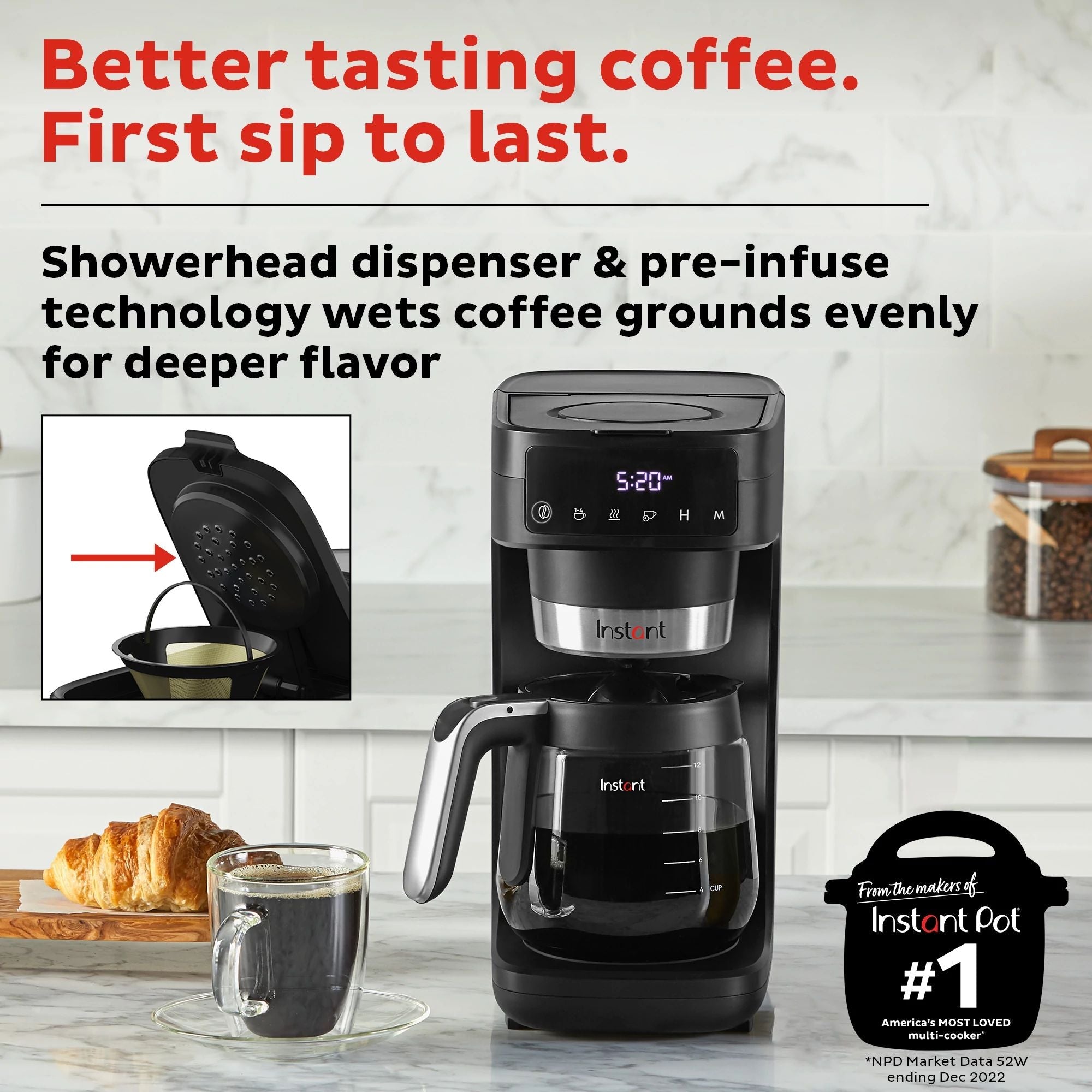 Instant Pot Infusion Brew Plus 12-cup Coffee Maker - Image 3