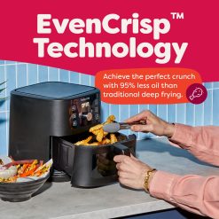 Alternative view of 4QT VORTEX® Mini Air Fryer, Black