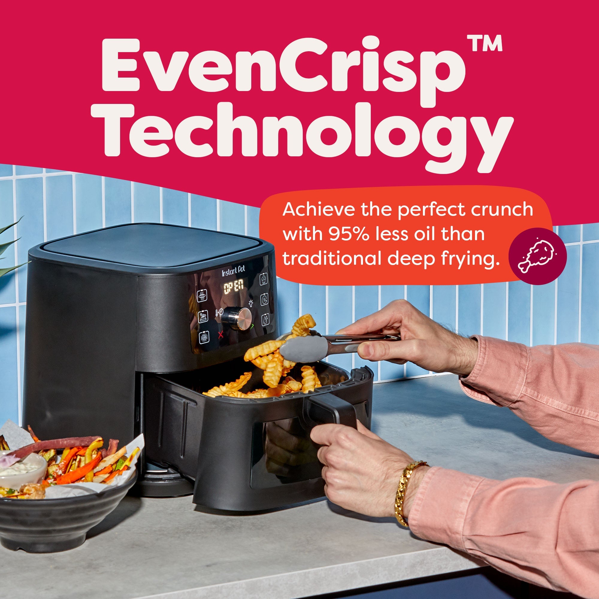 Instant Pot 4QT VORTEX? Mini Air Fryer, Black - Image 2