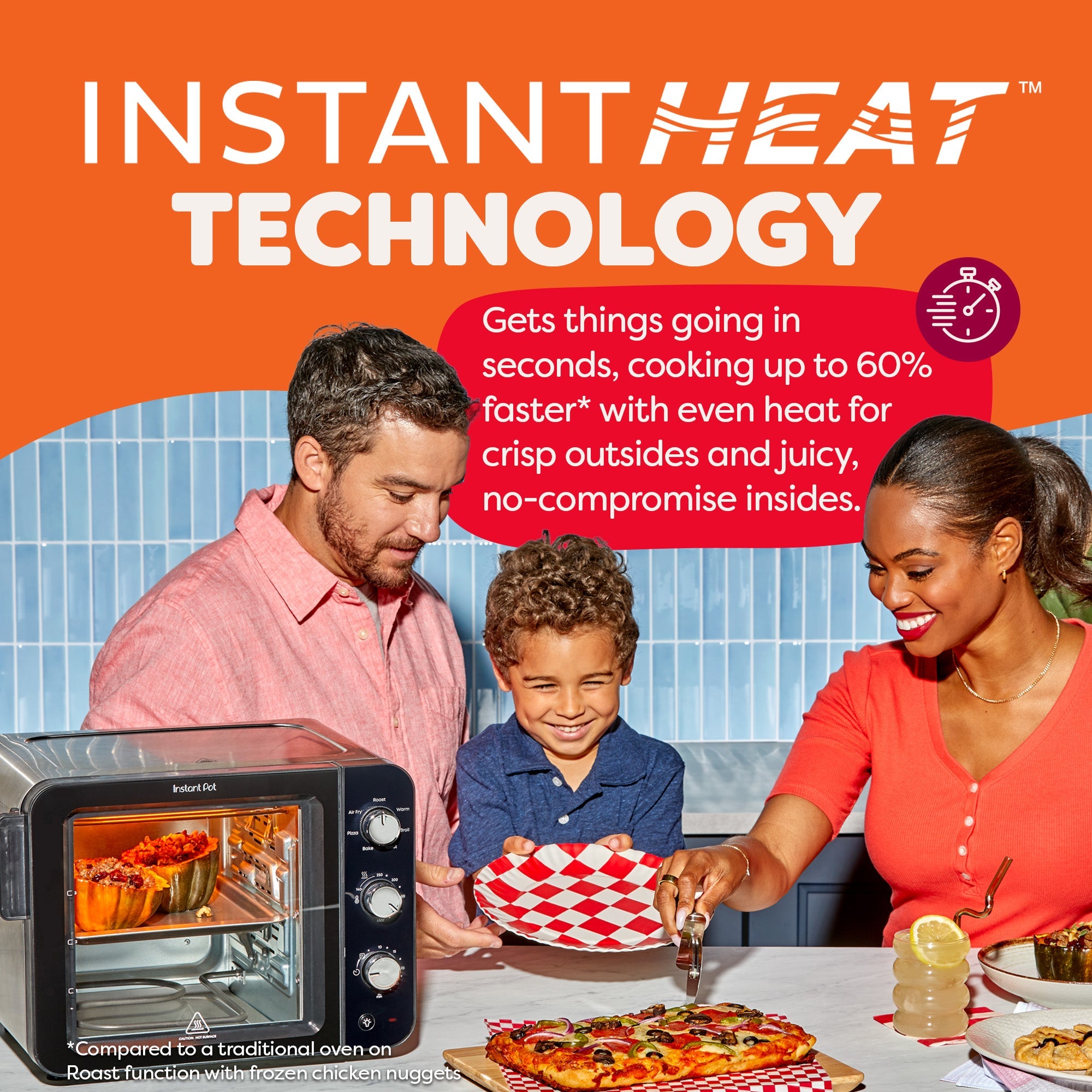 Instant Pot 4-Slice InstantHeat? Mini Air Fryer Toaster Oven - Image 2
