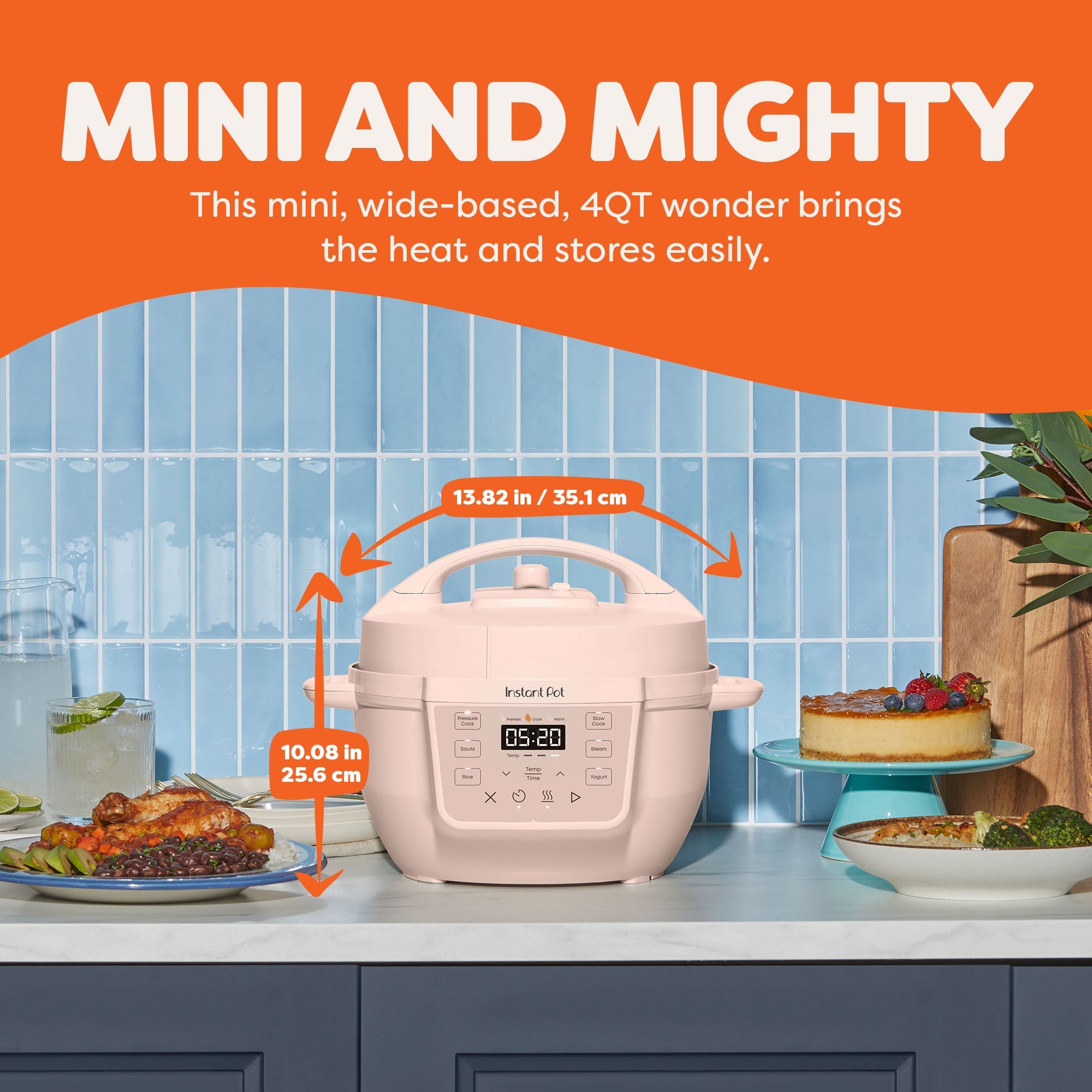 Instant Pot 4QT RIO? Mini Multi-Cooker, Rosewater - Image 3