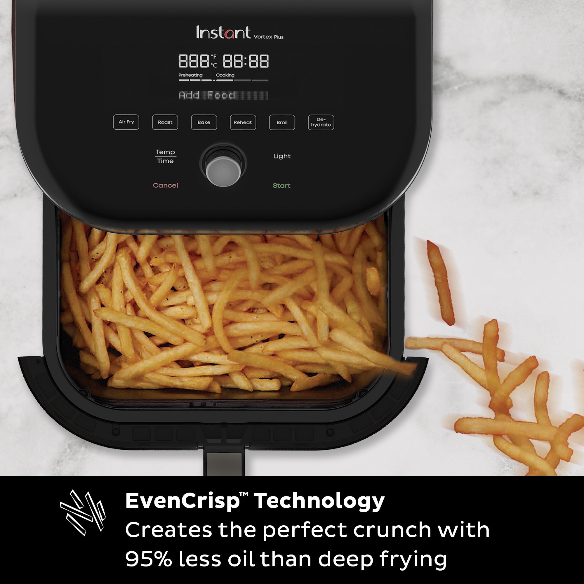 Instant Pot Vortex? Plus 6QT Stainless Steel Air Fryer with ClearCook and OdorErase - Image 6