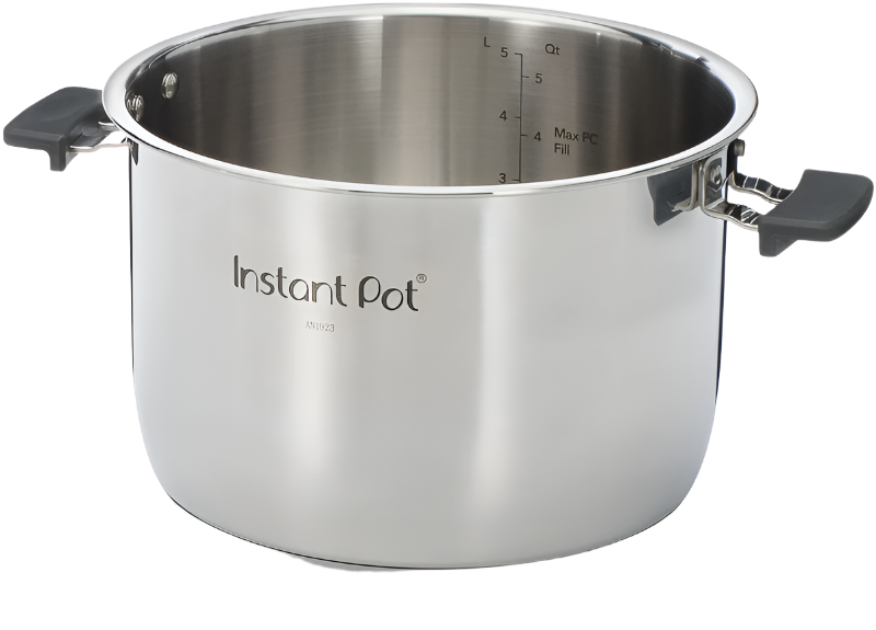 Instant Pot Evo? Series 6QT Stainless Steel Inner Pot with Handles