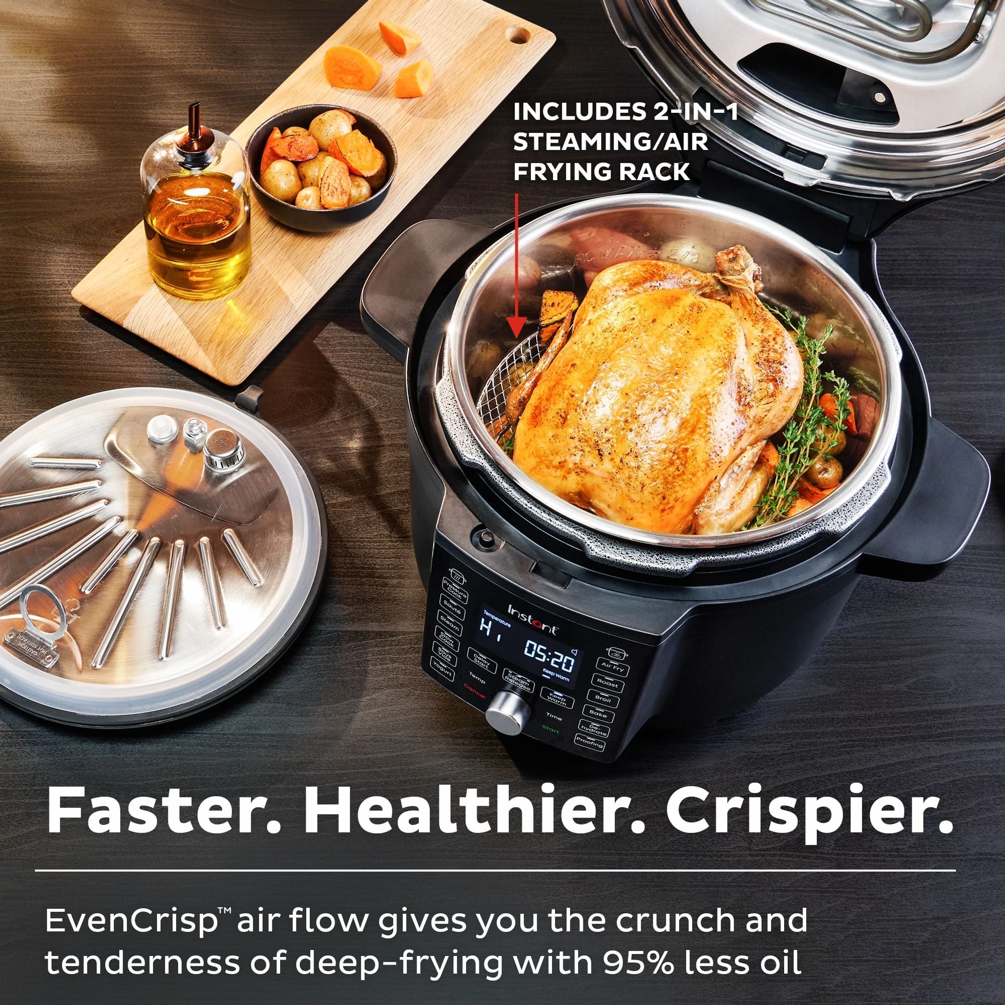 Instant Pot Duo? Crisp? 6.5QT with Ultimate Lid Multi-Cooker and Air Fryer - Image 5