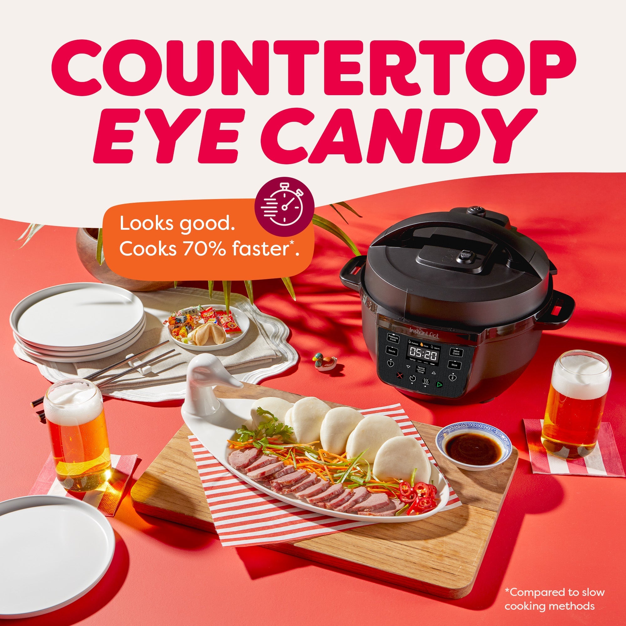 Instant Pot 4QT RIO? Mini Chef Series Multi-Cooker, Black - Image 6