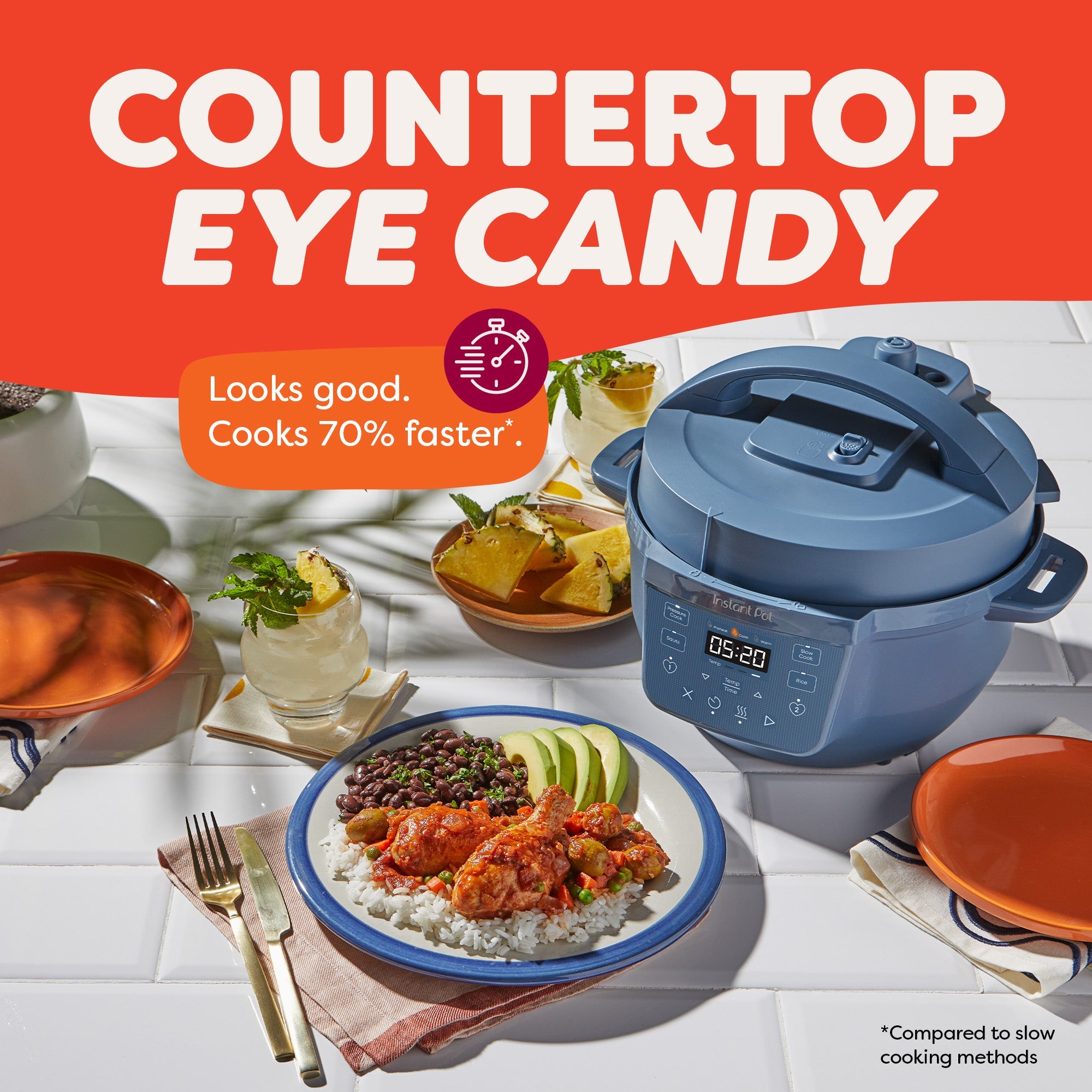 Instant Pot 4QT RIO? Mini Chef Series Multi-Cooker, Daydream - Image 8