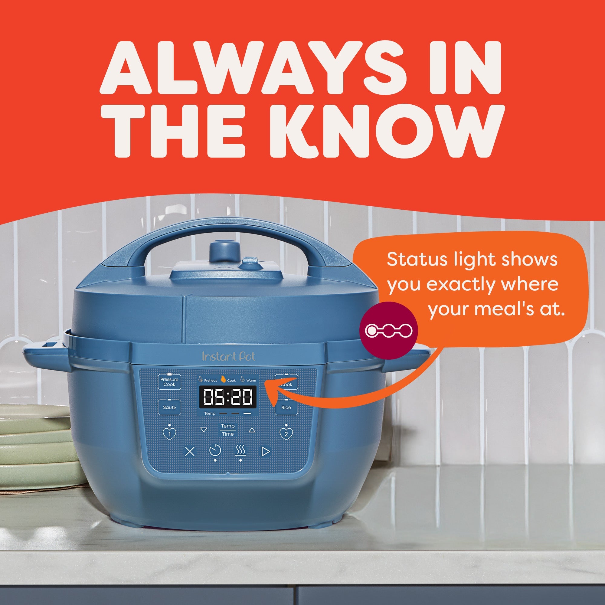 Instant Pot 4QT RIO? Mini Chef Series Multi-Cooker, Daydream - Image 4