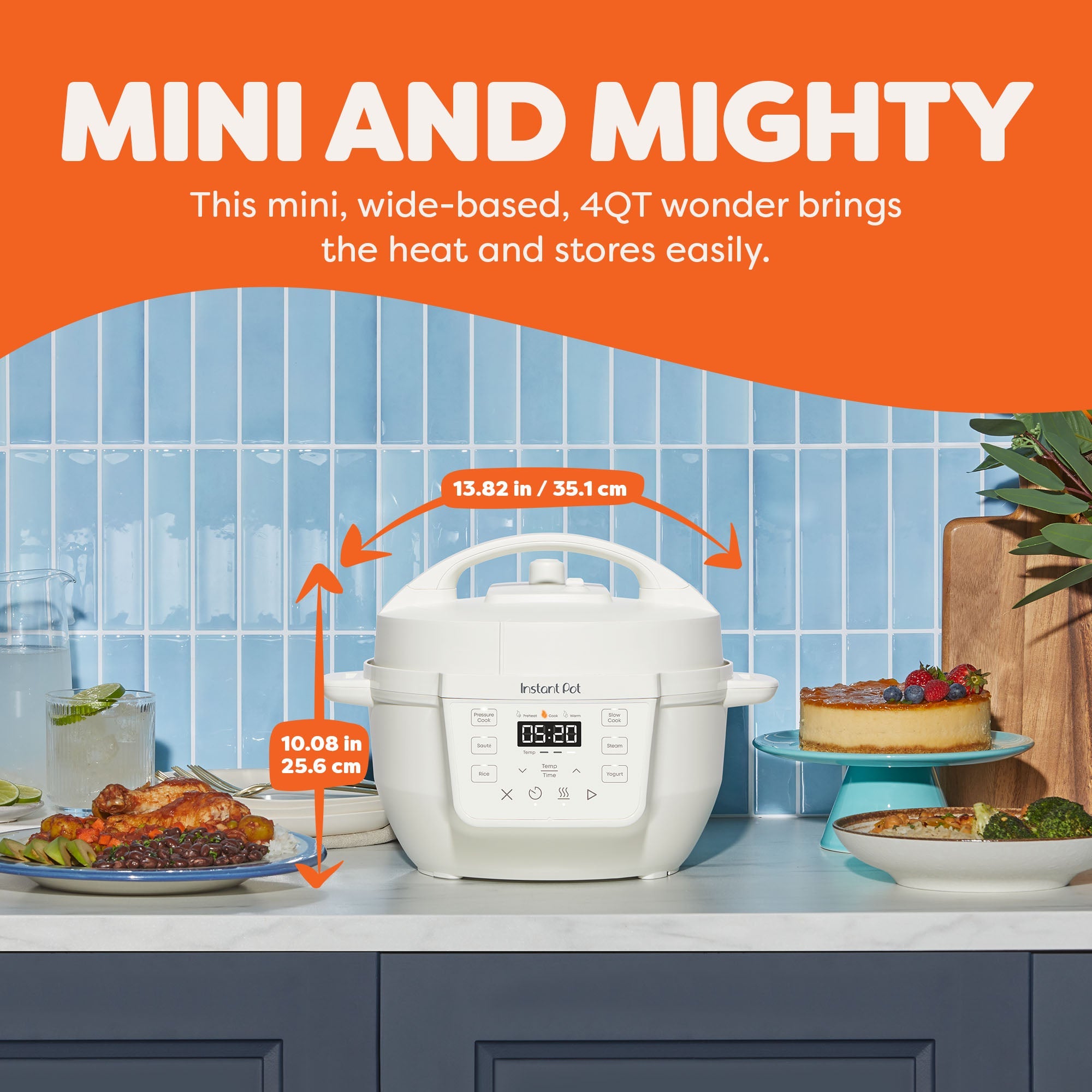 Instant Pot 4QT RIO? Mini Multi-Cooker, Sea Salt - Image 7