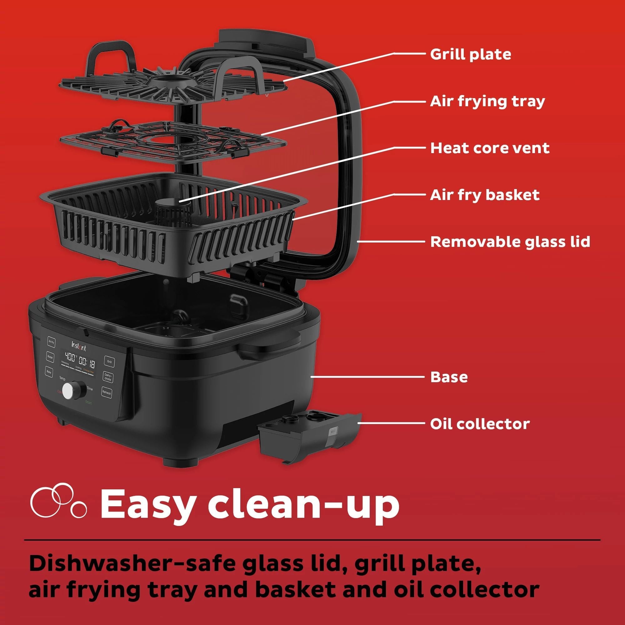 Instant Pot Indoor Grill and Air Fryer - Image 8