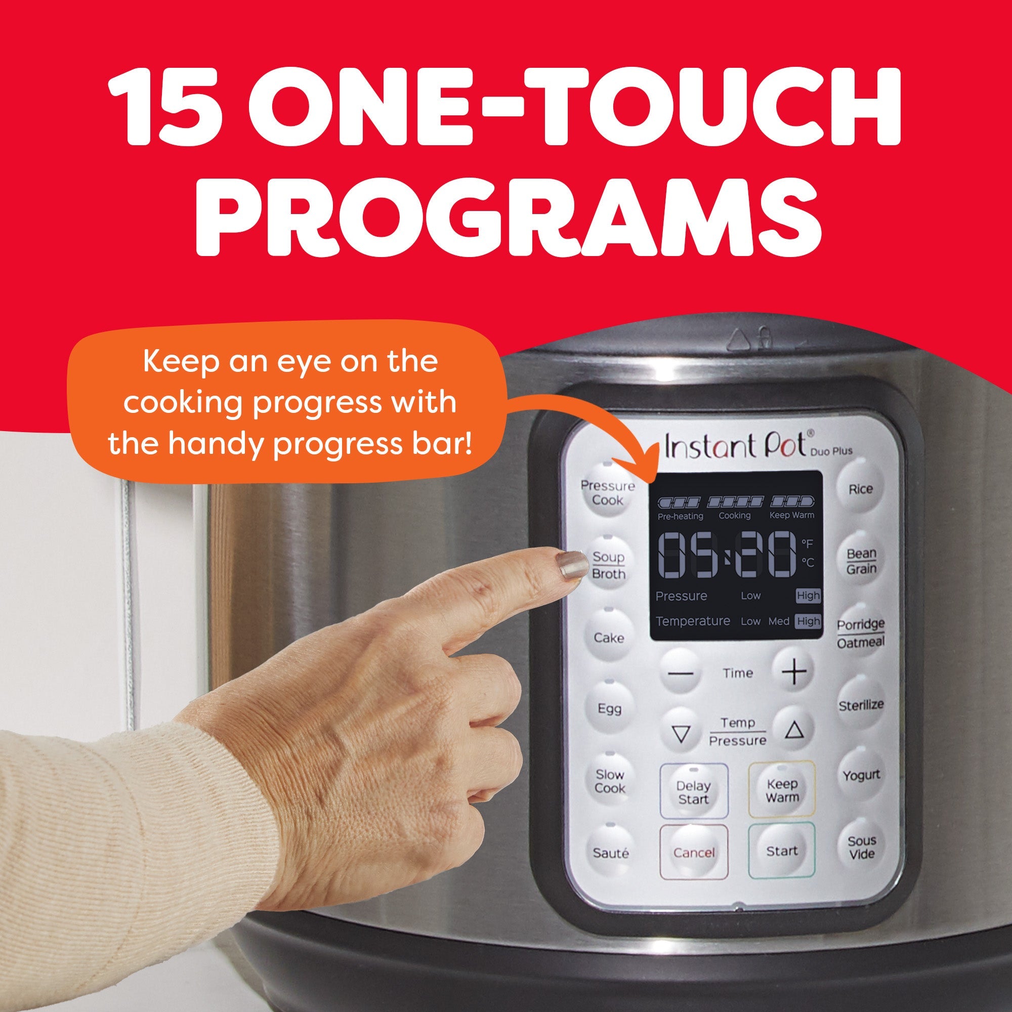Instant Pot DUO? Plus 6QT Multi-Use Pressure Cooker, V3 - Image 4