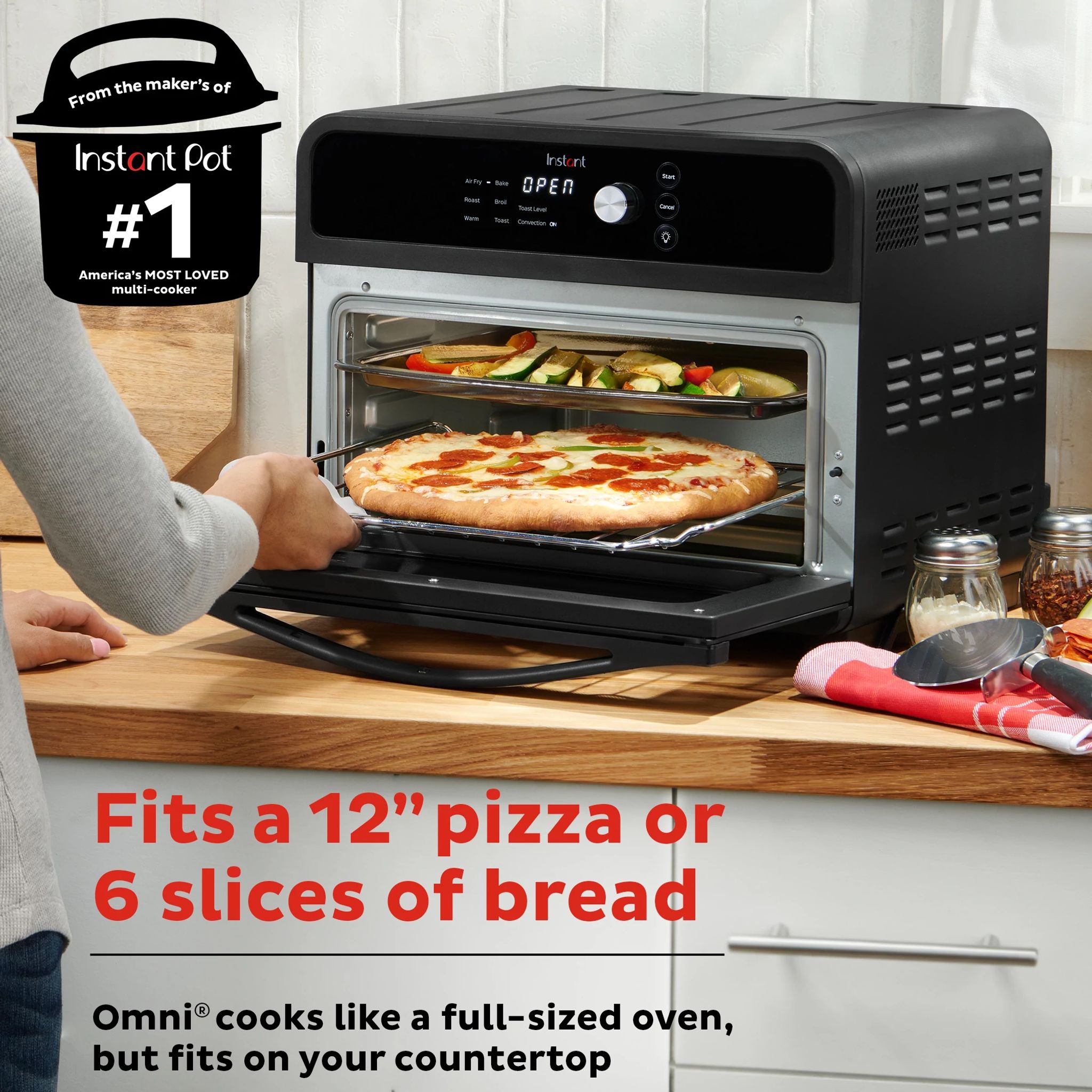 Instant Pot Omni? 18L 7-in-1 Air Fryer Toaster Oven - Image 3