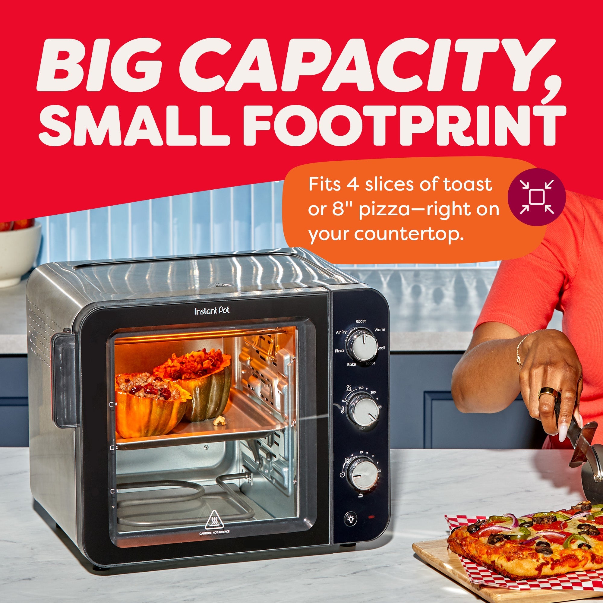 Instant Pot 4-Slice InstantHeat? Mini Air Fryer Toaster Oven - Image 4