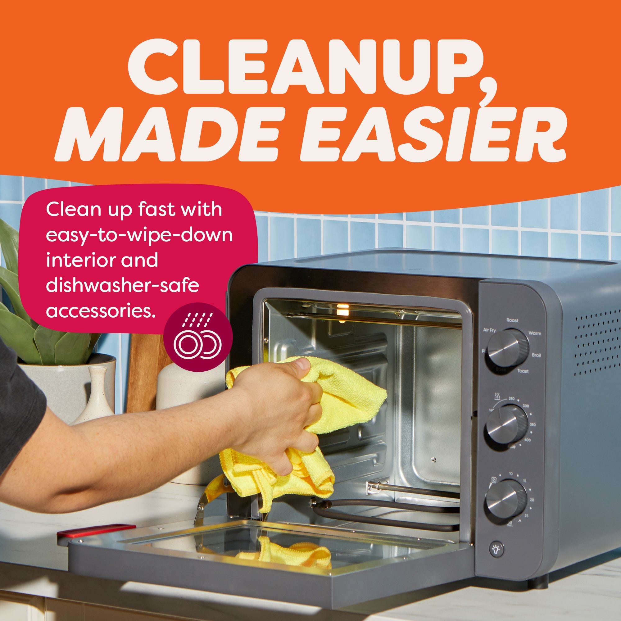 Instant Pot 4-Slice InstantHeat? Mini Air Fryer Toaster Oven, Truffle - Image 8
