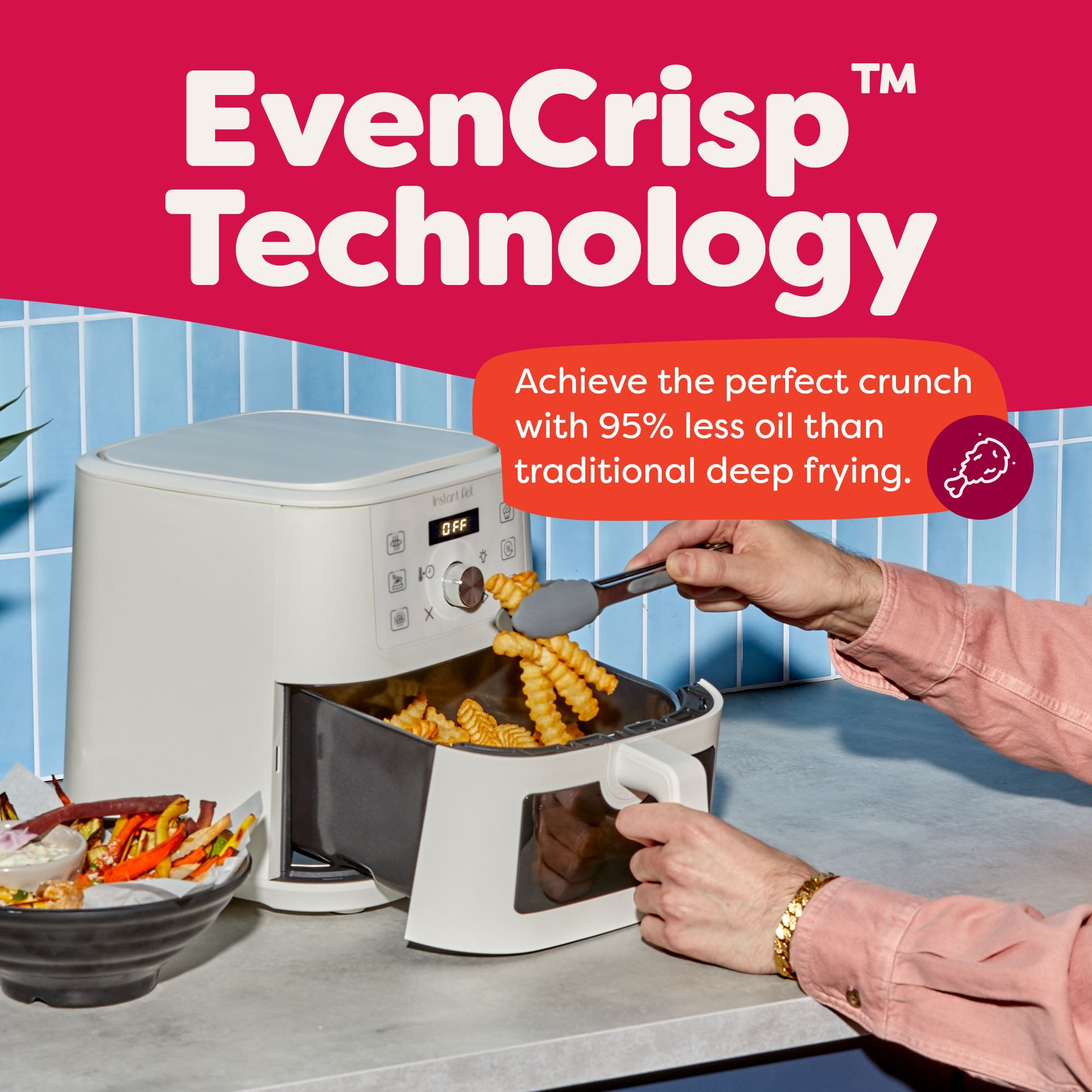 Instant Pot 4QT VORTEX? Mini Air Fryer, Sea Salt - Image 4