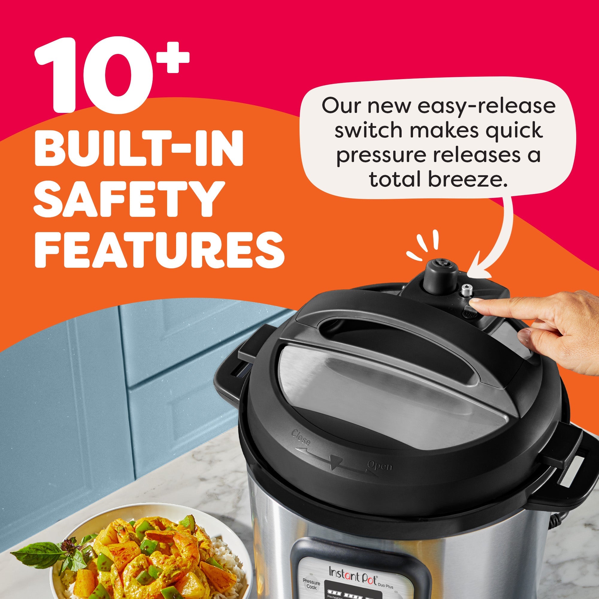 Instant Pot DUO? Plus 6QT Multi-Use Pressure Cooker, V3 - Image 3