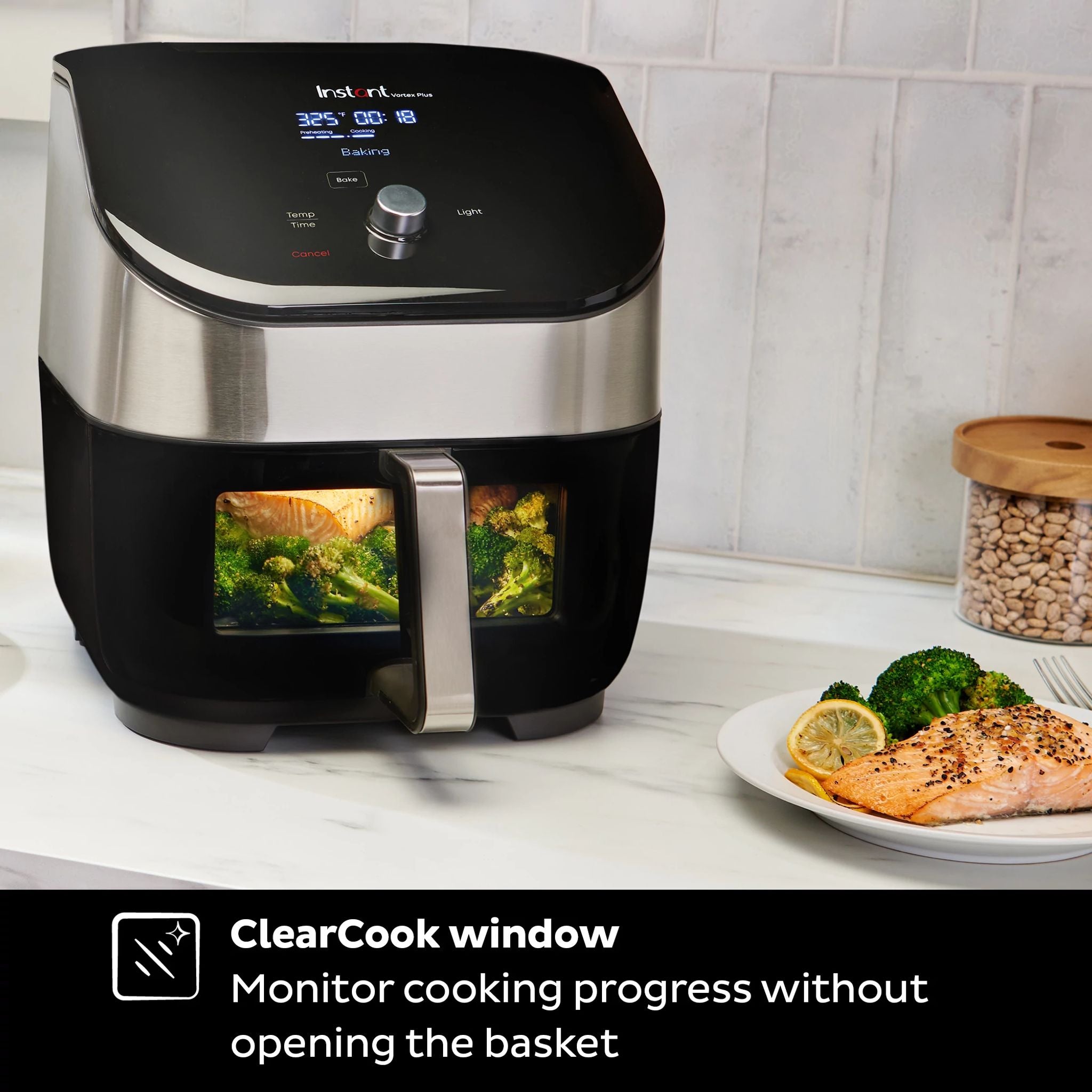 Instant Pot Vortex? Plus 6QT Stainless Steel Air Fryer with ClearCook and OdorErase - Image 5