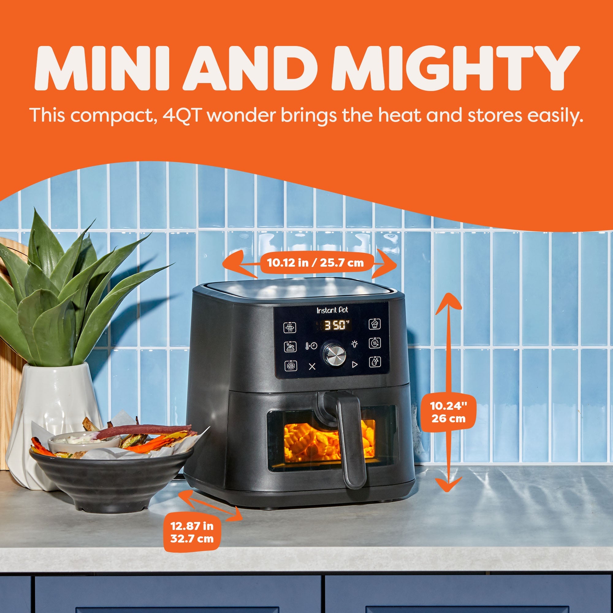 Instant Pot 4QT VORTEX? Mini Air Fryer, Black - Image 3