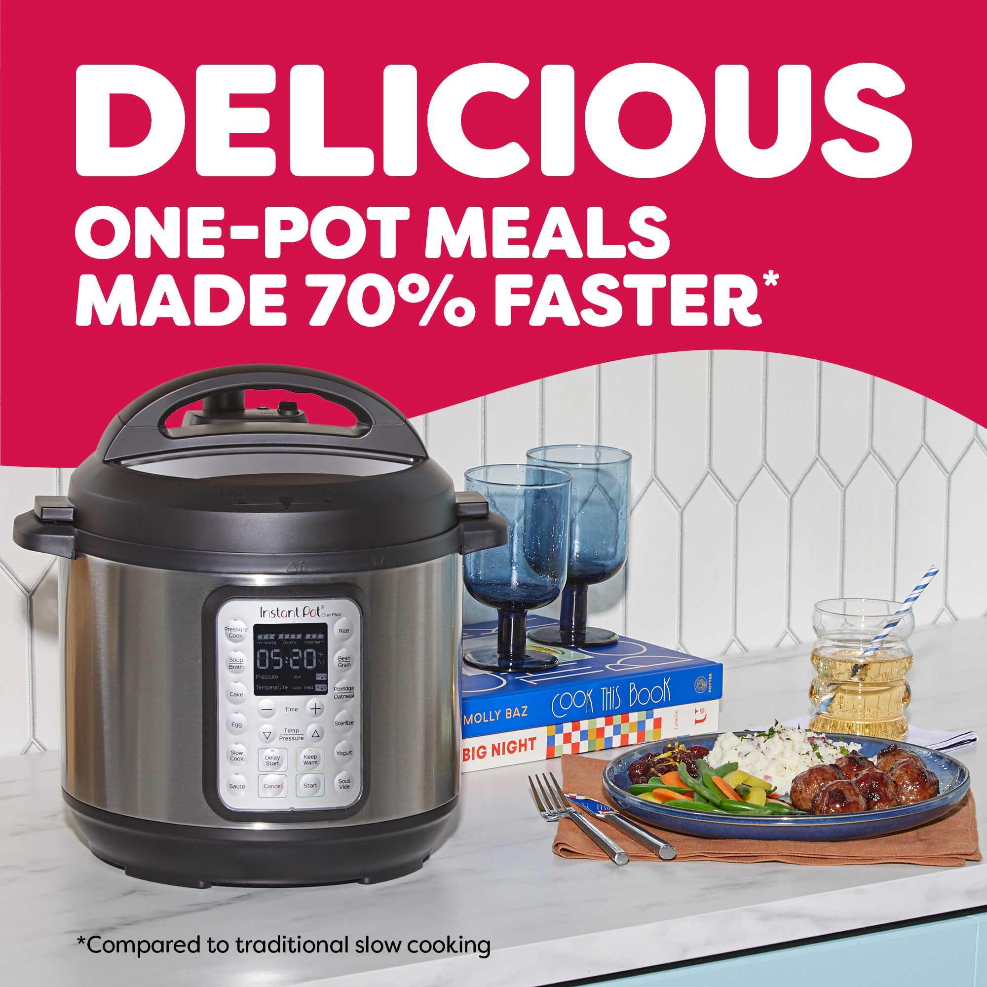 Instant Pot DUO? Plus 6QT Multi-Use Pressure Cooker, V3 - Image 2