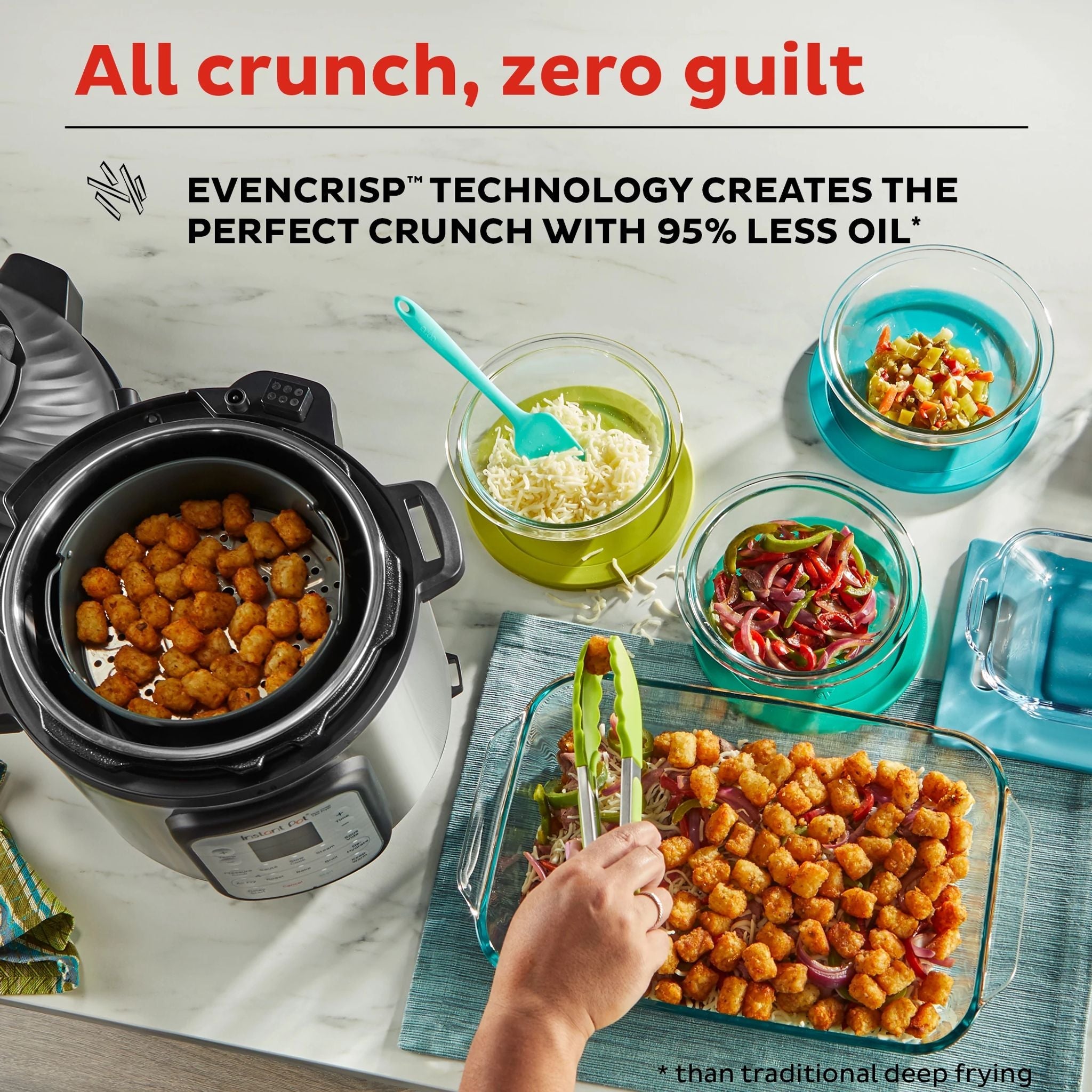 Instant Pot Duo? Crisp? + Air Fryer 6QT Multi-Use Pressure Cooker - Image 5