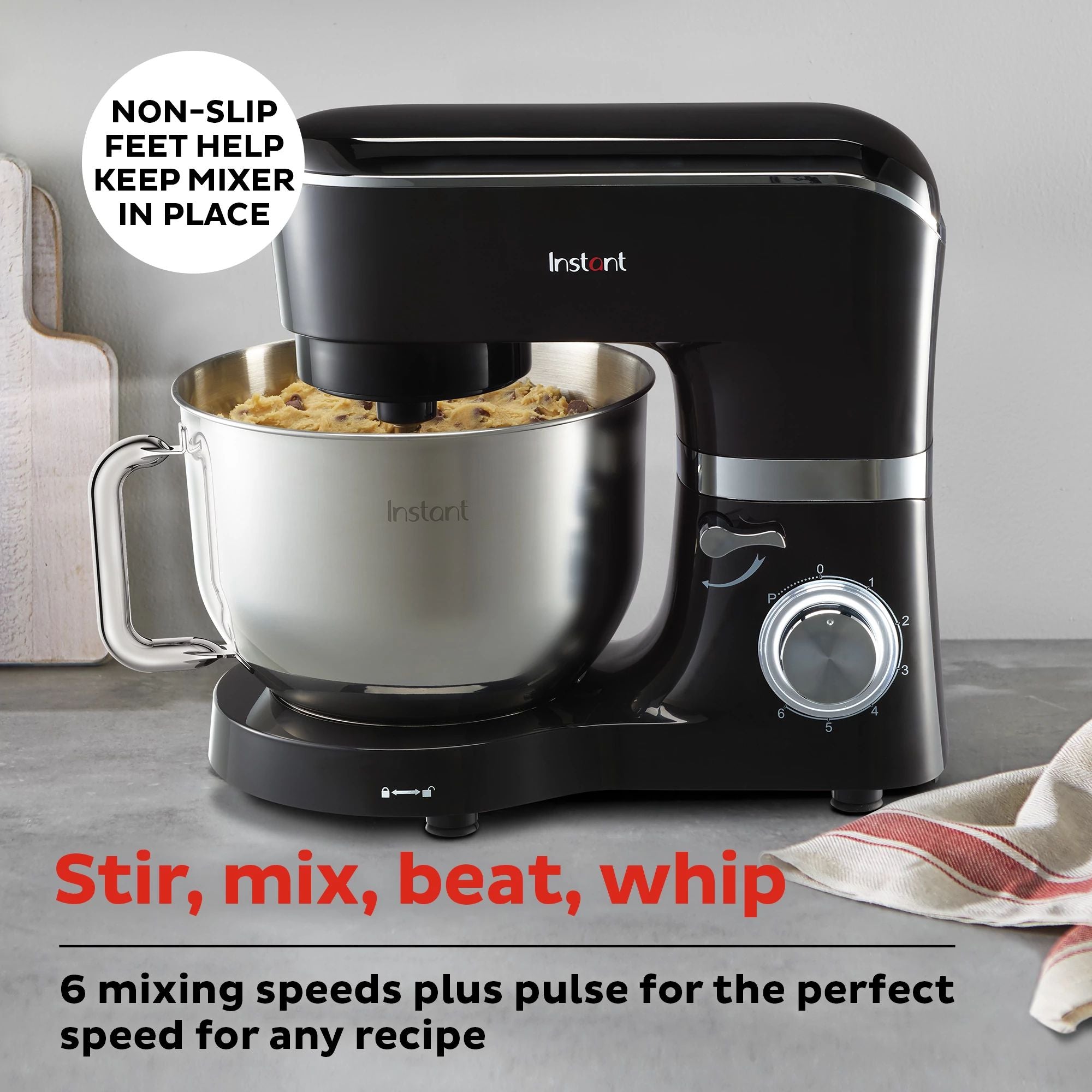 Instant Pot 6.3QT Stand Mixer, Black - Image 8