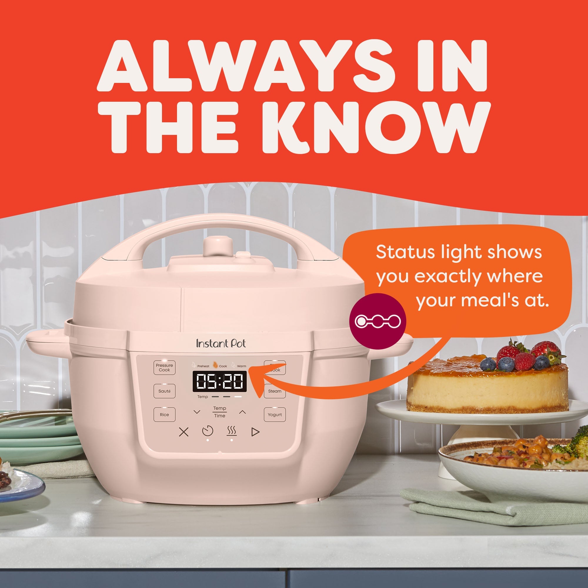 Instant Pot 4QT RIO? Mini Multi-Cooker, Rosewater - Image 6