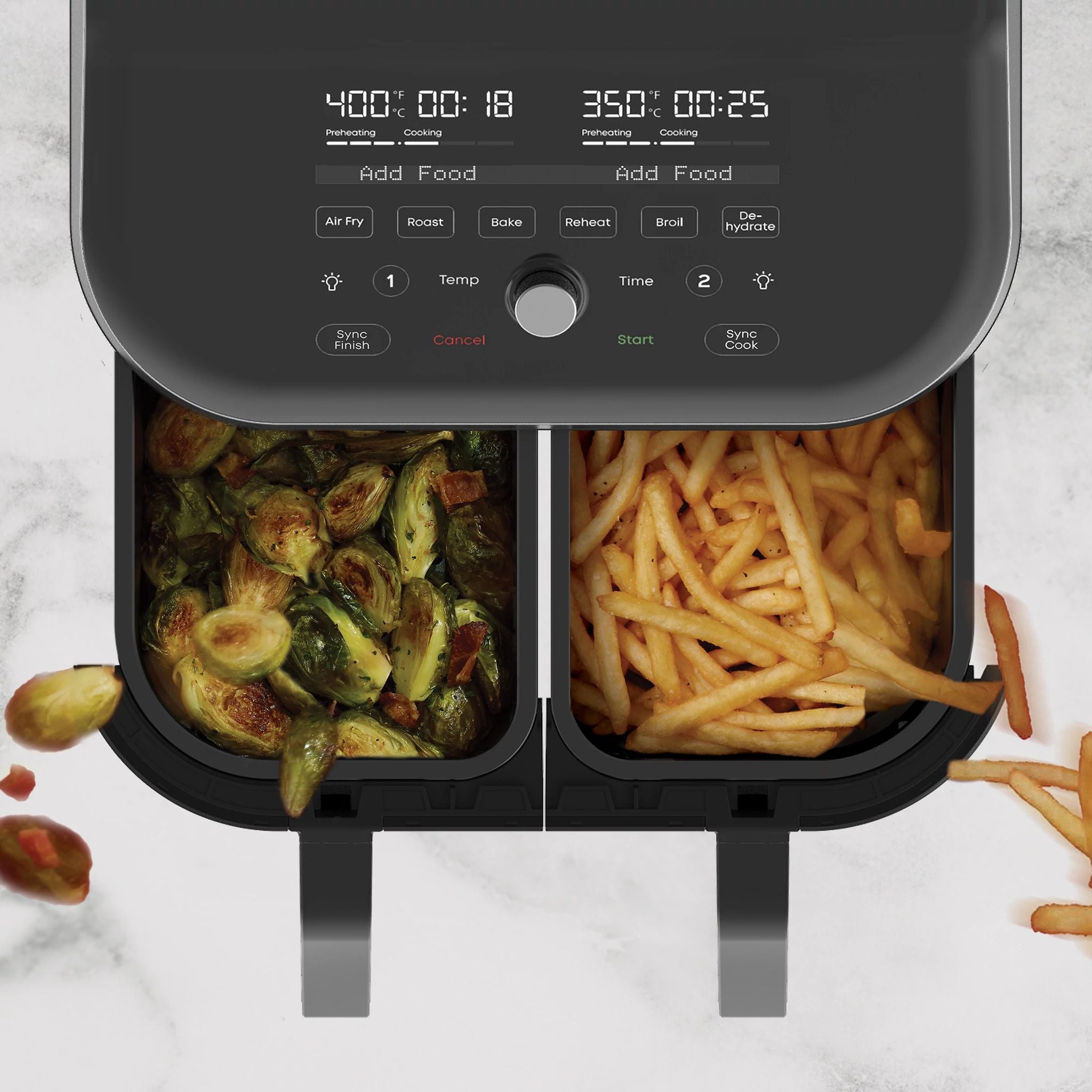Instant Pot Vortex? Plus Dual Black 8QT Air Fryer with ClearCook - Image 2