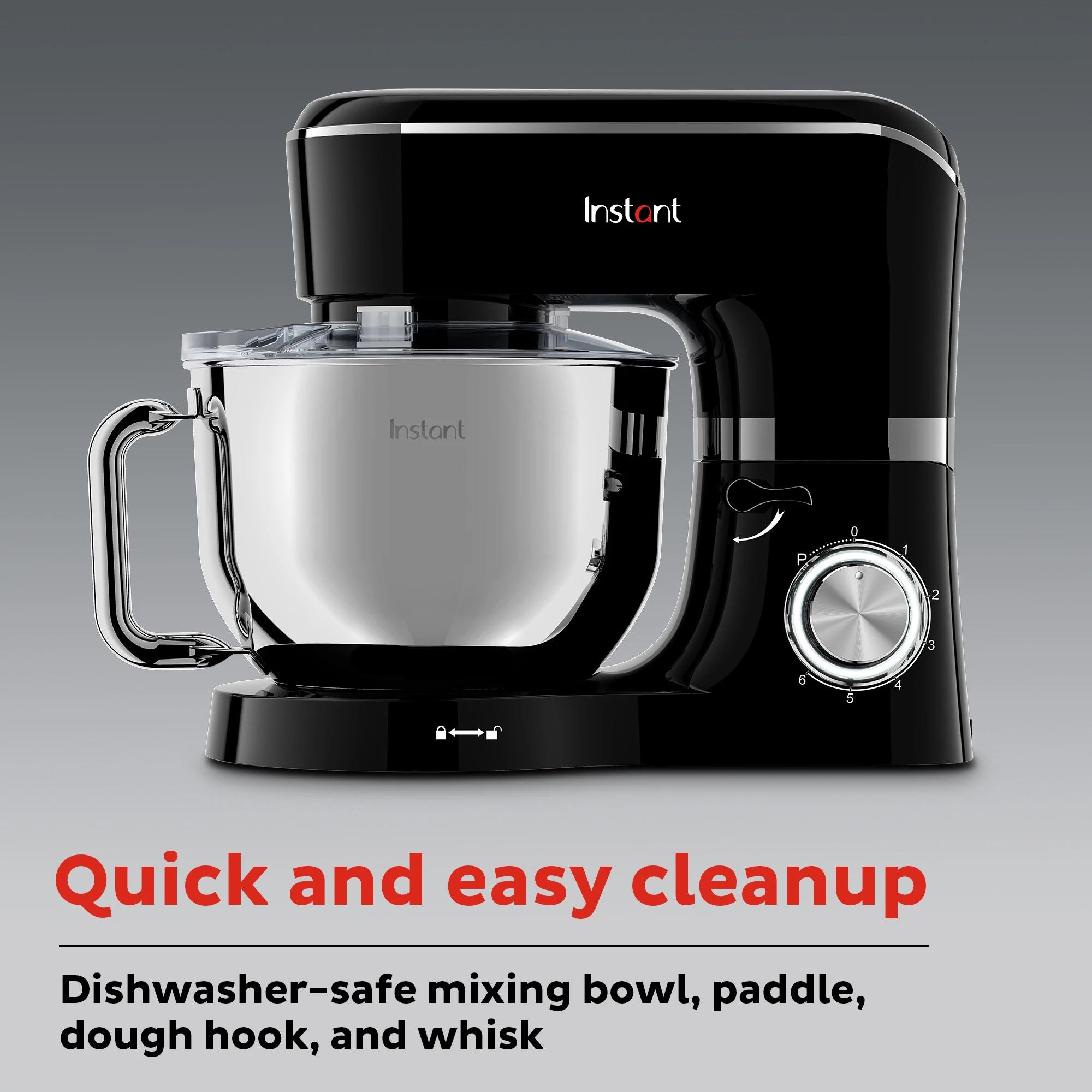 Instant Pot 6.3QT Stand Mixer, Black - Image 6