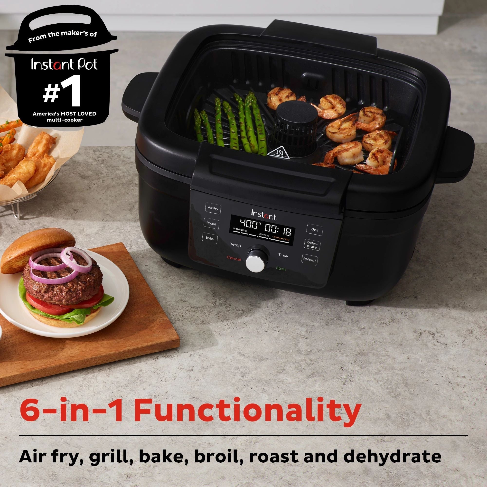 Instant Pot Indoor Grill and Air Fryer - Image 4