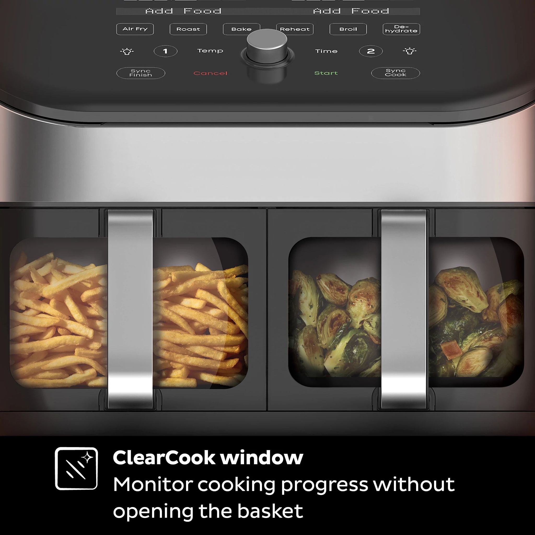 Instant Pot Vortex? Plus Dual 8QT Stainless Steel Air Fryer with ClearCook - Image 5