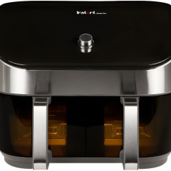 Vortex® Plus Dual 8QT Stainless Steel Air Fryer with ClearCook