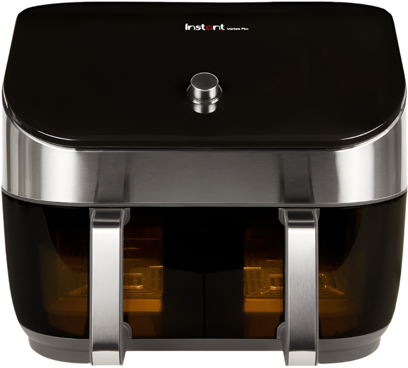Instant Pot Vortex? Plus Dual 8QT Stainless Steel Air Fryer with ClearCook