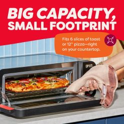 Alternative view of InstantHeat™ Pizza and Toaster Oven