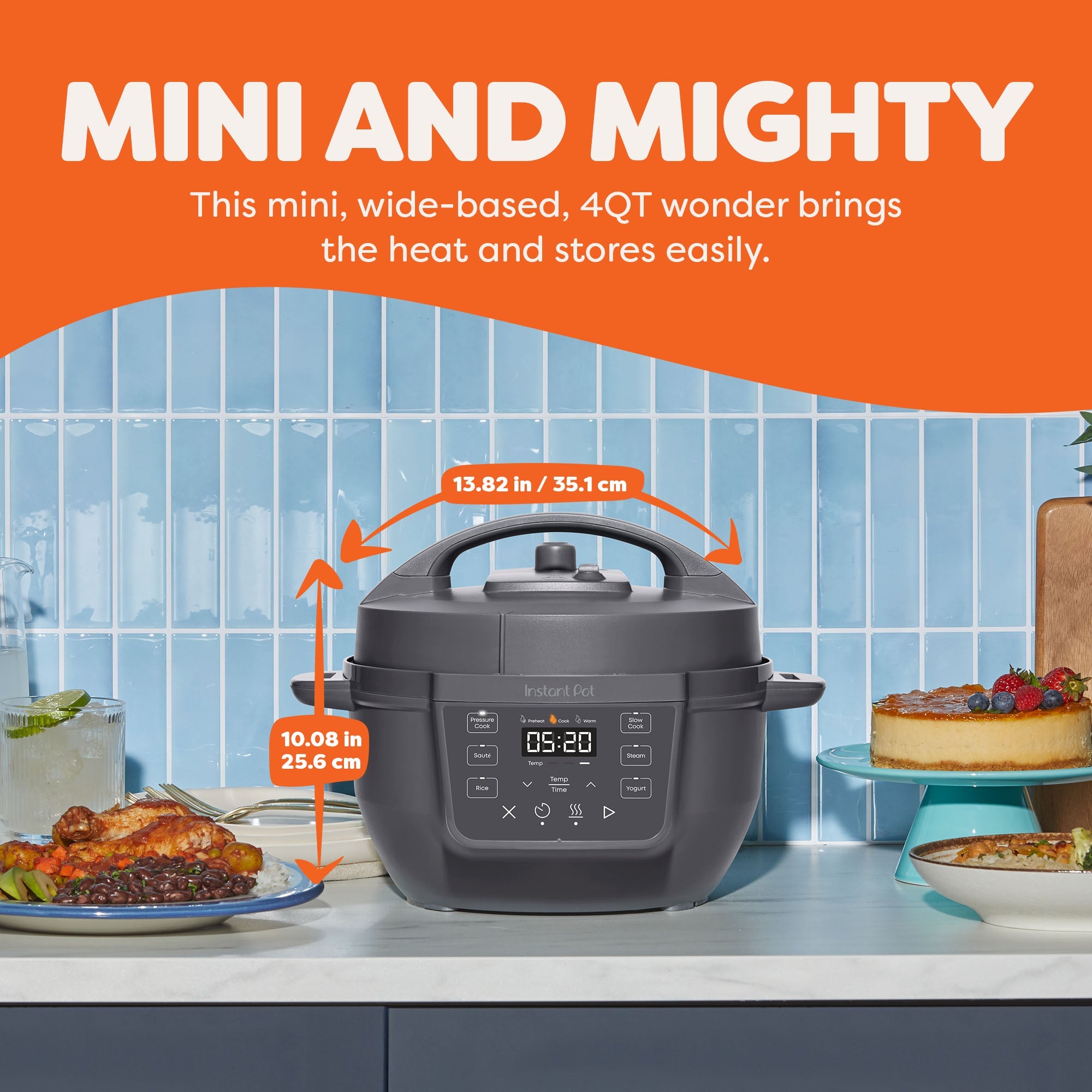 Instant Pot 4QT RIO? Mini Multi-Cooker, Truffle - Image 2