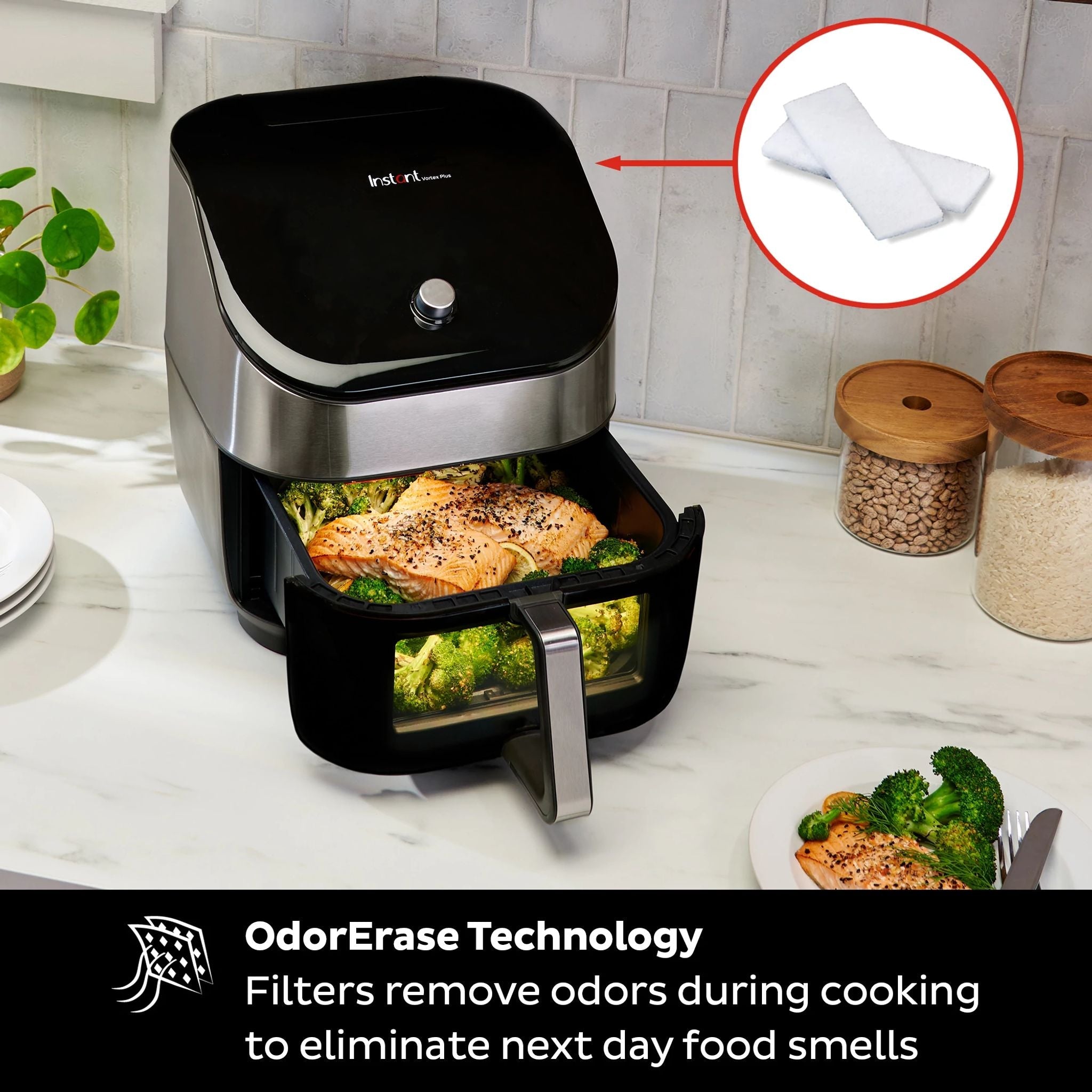 Instant Pot Vortex? Plus 6QT Stainless Steel Air Fryer with ClearCook and OdorErase - Image 4