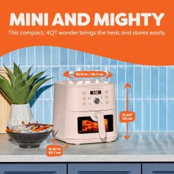 Alternative view of Instant Pot 4QT VORTEX? Mini Air Fryer, Rosewater