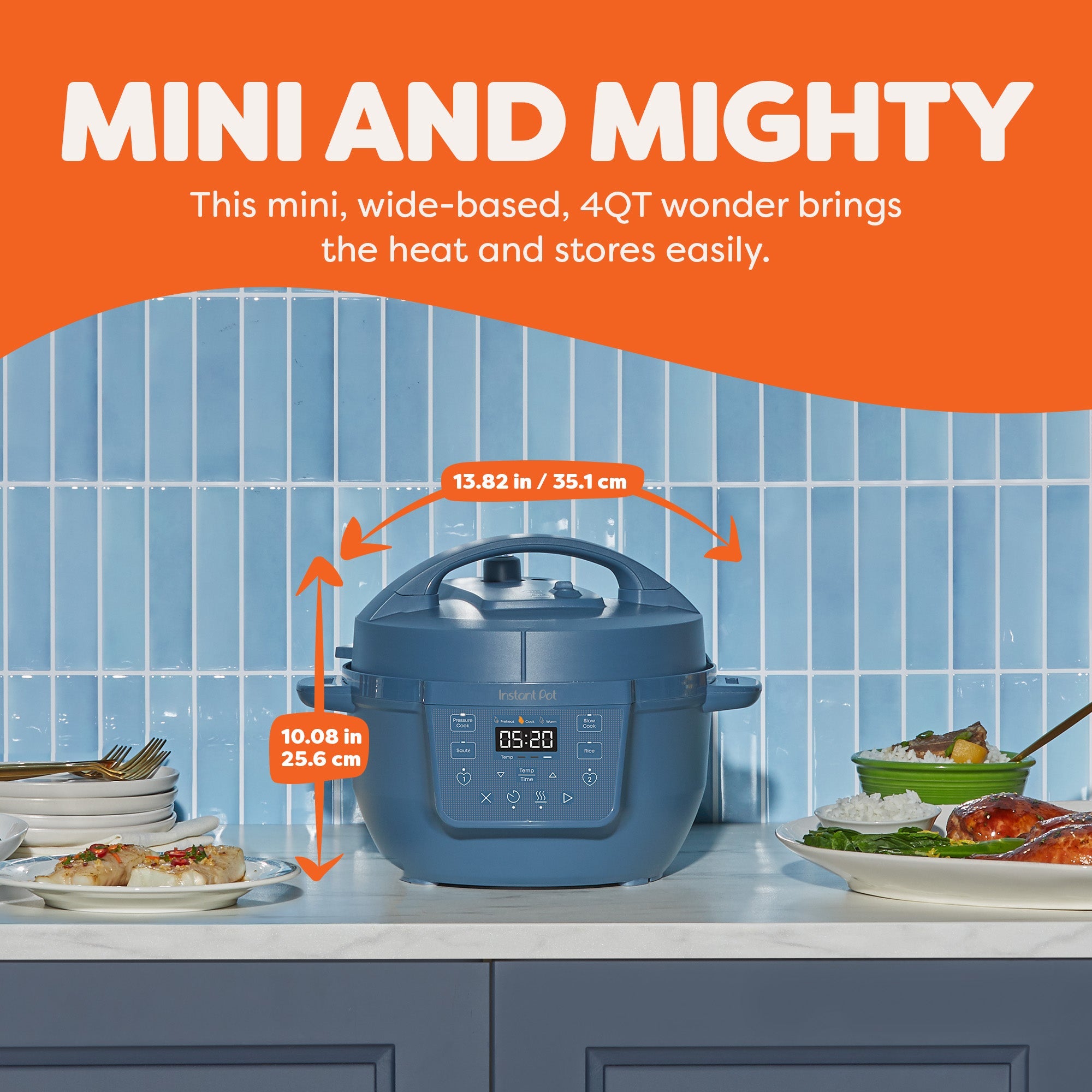 Instant Pot 4QT RIO? Mini Chef Series Multi-Cooker, Daydream - Image 3