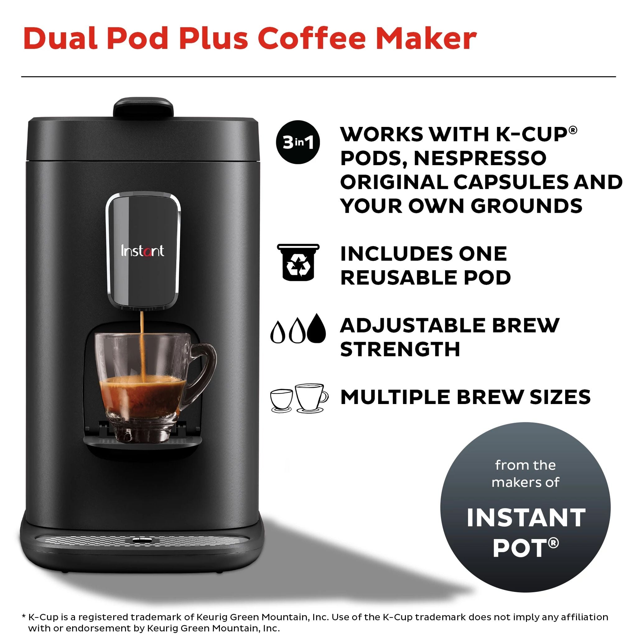 Instant Pot Dual Pod Plus Coffee Maker - Image 4